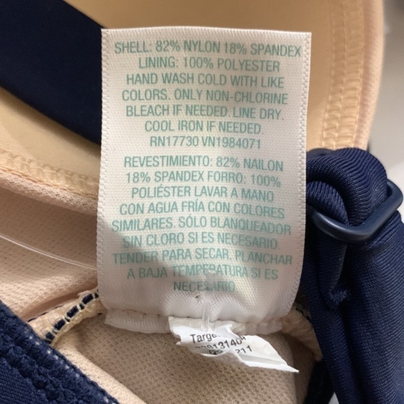 (S)- KONA SOL WOMEN'S RUFFLE BIKINI TOP - OXFORD BLUE - Picture 5 of 8